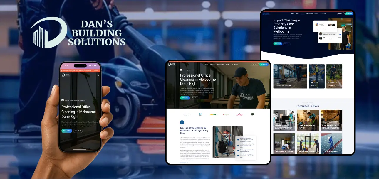 Building and Cleaning Services Website for Australia