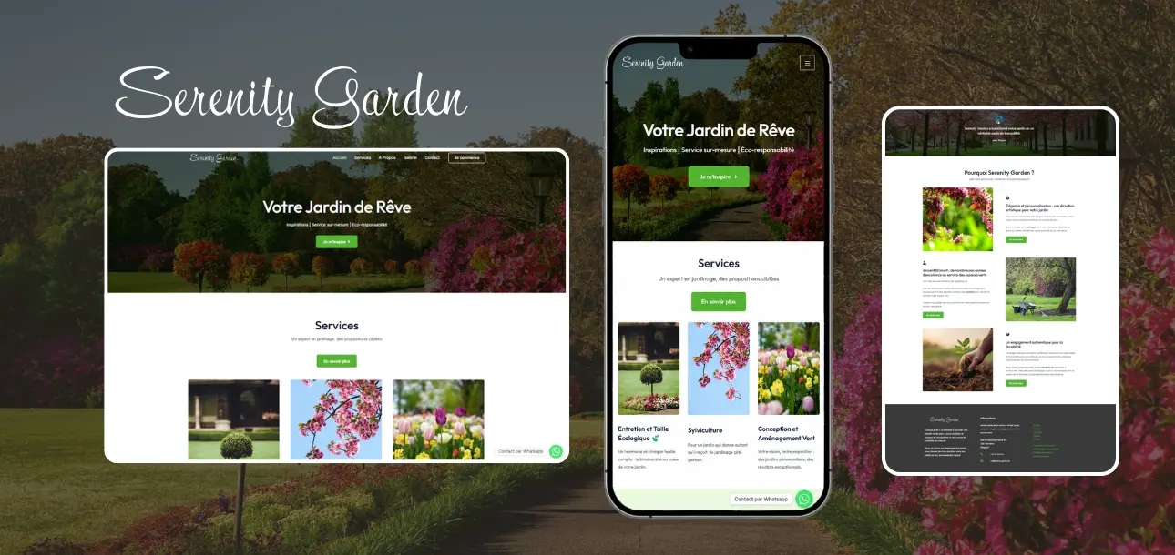 Landscaping & Garden Design Website