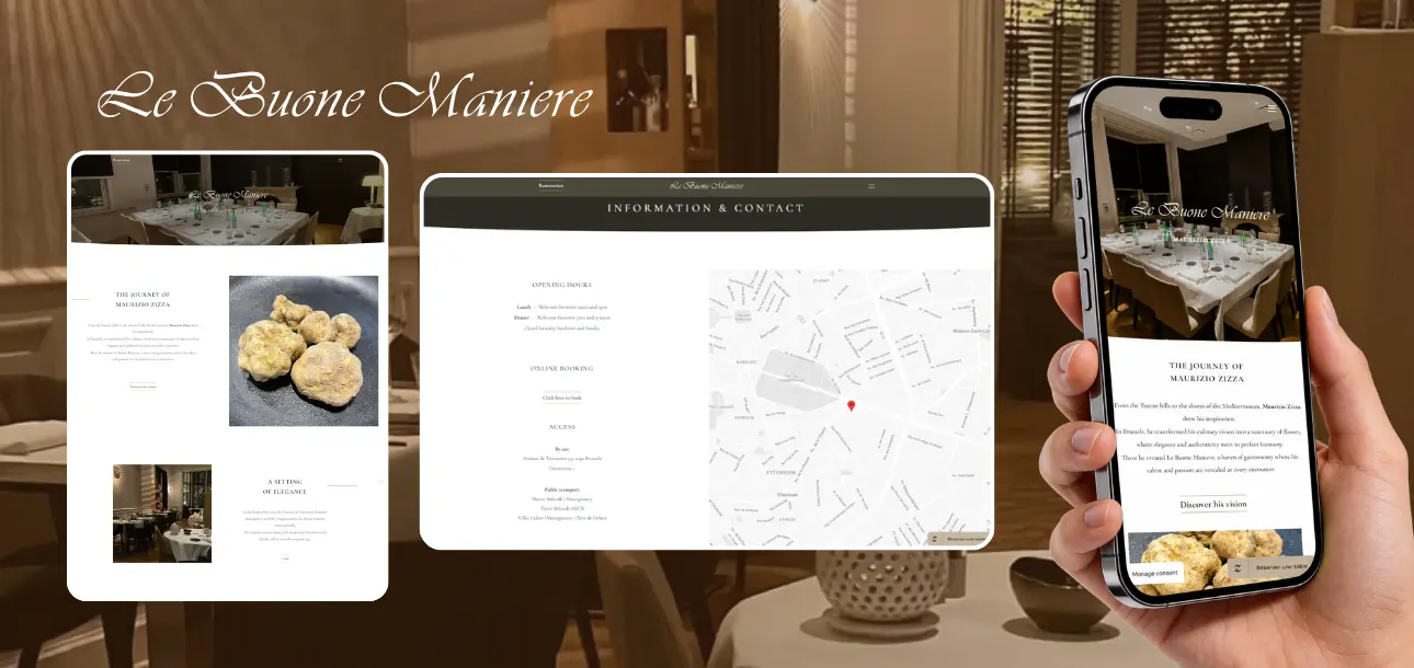 Luxury Italian Restaurant Booking Website